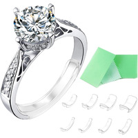 Invisible Ring Size Adjuster For Loose Rings Ring Adjuster Fit Any Rings, Assorted Sizes Of Ring Sizer