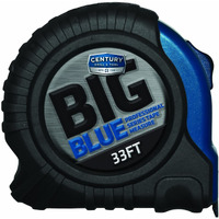 Century Drill & Tool's Big Blue Tape Measure - 33-Foot, Durable And Accurate Measuring Tape With Magnetic Tip For Easy Use, Perfect For Diy And Professional Projects