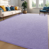 Zedrew Purple Area Rugs For Bedroom Living Room, 4X6 Feet Indoor Memory Foam Rug, Modern Washable Rugs For Kids Boys Girls Room, Dorm Bedside Shag Carpets For Home Decor