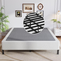 Osaset King Box Spring, 9 Inch Metal King Size Box Spring Only, Heavy Duty Metal Frame Mattress Foundation Support For 3000Lbs, Easy Assembly, Noise Free, Non Slip