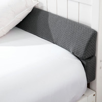 Hombys Wedge Pillow Headboard For Bed Gap,Foldable Bed Wedge Gap Filler Queen Size,Matterss Gap Filler,Multi Functional Bed Crack Pillow, Fill The Gap (0-7"") Between Your Headboard And Mattress,Grey