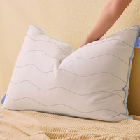 Felo Feather Down Pillow Queen Size, Cloudfusion Goose Down Pillow For Sleeping, Hotel Collection Bed Pillow For Side Back Pain Sleepers (20"" X 30"")