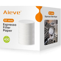 Aieve Espresso Paper Filter Compatible With Breville Barista Espresso Coffee Maker, 400 Pcs 51 Mm Espresso Filter Puck Screen Portafilter Paper