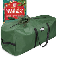 Holiday Cheer Christmas Tree Storage Bag - Heavy Duty Christmas Tree Bag Fits Up To 9Ft Tall Artificial Christmas Tree, Waterproof With Durable Handles & Zipper - Xmas Tree Storage Bag (Green)