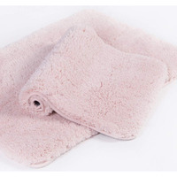 Walensee Shaggy 2 Piece Bath Rug Set, (20 X 32, 2 Pack Set, Blush) Bathroom Rug Set Bath Mats For Bathroom Machine Wash/Dry Absorbent Bathroom Mats Set Non Slip Plush Rug Sets For Shower