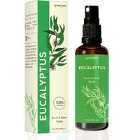 Eucalyptus Room, Linen & Pillow Spray By Aromafume | 100Ml/3.38 Fl Oz | With Pure Eucalyptus Essential Oil | Aromatherapy | Mist For Bedding, Fabrics