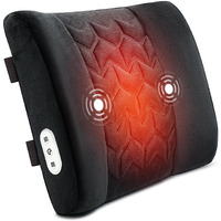 Cili Lumbar Support Pillow For Office Chair, Heated Back Support Pillow With Vibration, Back Massager For Chair, Back Rest Cushion Pillow For Desk Chair Sofa, From Daughter Son Wife