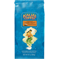 Kauai Coffee Coconut Caramel Crunch Medium Roast - Ground Coffee, 24 Oz Package