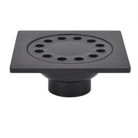 Oatey 43636 Bathroom Sink And Tub Drain Strainers, 1 1/2-Inch Or 2-Inch, Black