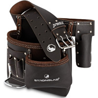Stronglad Tool Belt - Carpenter Tool Belt - Electrician Tool Belt, Electrician Tool Pouch, Leather Tool Pouch, Utility Belt, Tool Belts For Men - Morrales De Construccion, Cinturon Para Herramientas