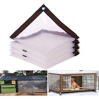Clear Tarps Heavy Duty Waterproof Outdoor Transparent Cover For Greenhouse Garden Patio Chicken Coop Plant,10X10