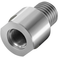 Haowosi Lathe Headstock Spindle Adapter,Converts Ft 3/4"" X 16 To Mt 1"" X 8 Tpi For Woodworking Lathe