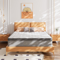 Mubulily Queen Mattress,10 Inch Gel Memory Foam And Innerspring Hybrid Mattress In A Box With Individual Pocket Spring For Motion Isolation & Silent Sleep,Certipur-Us,100 Nights Trial