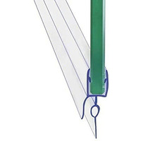 Frameless Shower Door Sweep Shower Door Bottom Seal For 1/4"" Glass,36"" Long, Glass Shower Door Seal Strip,Clear Vinyl