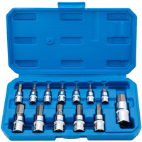 Hex Bit Socket Set Premium S2 Alloy Steel | 13-Piece Metric 2Mm - 14Mm Allen Socket Kit