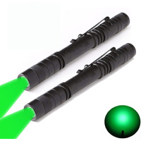 Wondsunson 2 X Green Light Pen Type Penlight Flashlight One Mode Green Light Led Torch For Camping Hiking Fishing Hunting Animal Protecting Night Vision