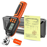 Suzume 1/4 Torque Wrench Digital (1.1-22.2 Ft.Lb/ 1.5-30 N.M) Data Storage Digital Torque Wrench 1/4 Drive With Buzzer And Led Flash 2% High Accuracy Digital Torque Wrench For Bicycle