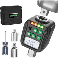 Llavetor Digital Torque Wrench Adapter Set 1/2"" Drive,Electric Wrenches,Snap On Digital Inch Pound Torque Wrench,1/4"",3/8"" Torque Adapter For Car,Motorcycle & Automotive (7.4-147.5 Ft-Lb/10-200 Nm)
