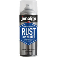 Jenolite Rust Converter Aerosol | Rust Treatment | Reforms Rust Into Ready To Paint Surface | Simply Spray On Rusted Surfaces | Epoxy Based Formula | 400Ml (13.52 Fl Oz)