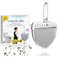Pee Guard For Toilet Seat Adult Men & Boys | Universal Toilet Splash Guard With Detergent For A Cleaner Bathrooms | Urine Guard For Toilet Seat For Sanity Protection (1 Pack, Lemon)