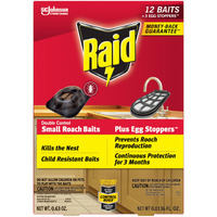 Raid Roach Killer Baits, Plus Egg Stoppers, 12 Count