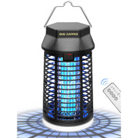 Remote Control Bug Zapper With Led Light, Waterproof Mosquito Zapper Outdoor, Electric Fly Zapper, Insect Killer & Fly Traps For Outside, Patio, Porch, Backyard, Garden