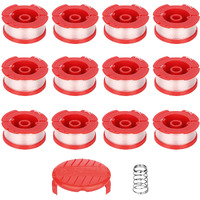Dilsuaco Cmzst0653 14Pcs String Trimmer Spool Line(0.065"",30Ft) With Cap Head, Compatible With Craftsman Cmcst900,Cmesta900,Cmeste920,Cmzst98020,Cmcst915,Cmest913,Cmzst120Sc (Cmzst0653-14Pcs)