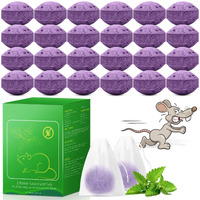 24 Pcs Mouse And Squirrel Repellent Balls, Peppermint Oil Rodent Insect Repellent Balls, Keep Mice, Rats, Squirrel Other Rodents Away, Mice Repeller For Car, Garage, Attic