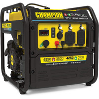 Champion Power Equipment 4250-Watt Dual Fuel Rv Ready Portable Open Frame Inverter Generator With Quiet Technology