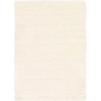 Unique Loom Solid Shag Collection Area Rug (7' 1"" X 10' Rectangle, Snow White)