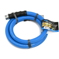 Ag-Lite Bsal5806 5/8"" X 06' Hot/Cold Water Rubber Garden Hose, 100% Rubber, Ultra-Light, Super Strong, 500 Psi, 50F To 190F Degrees, High Strength Polyester Braided