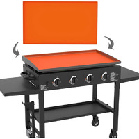 Dewfoam 36 Inch Silicone Griddle Cover Griddle Accessories For Blackstone Griddle 36"", Griddle Grill Protective Mat For Blackstone Outdoor Grill, Mat Cover For Blackstone Griddle