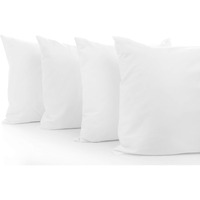 Comfort Beddings Queen Pillow Cases Set Of 4 White 100% Organic Cotton 600 Thread Count Premium White Cotton Pillowcases, Queen Pillowcase Pillow Covers, 20 X 30 Inch