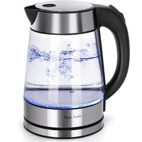 Taylor Swoden Glass Hot Water Kettle Electric For Tea And Coffee 1.7 Liter Fast Boiling Electric Kettle Cordless Water Boiler With Auto Shutoff & Boil Dry Protection