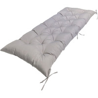 Non-Slip Patio Bench Cushion With Ties, Waterproof Outdoor Bench Cushion For For Lounger Garden Furniture Patio Lounger Bench Porch Swing Loveseat Patio Funiture Pads 40""*20"" Light Grey