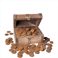 American Coin Treasures 2894 Treasure Chest Of 1 Lb Of Lincoln Wheat-Ear Pennies