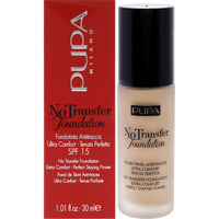 No Transfer Foundation Spf 15 - 02 Light Beige By Pupa Milano For Women - 1.01 Oz Foundation