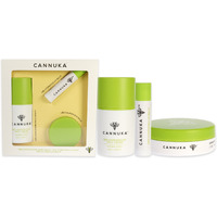 Hydrating Face Kit By Cannuka For Women - 3 Pc Kit 1.6 Oz Harmonizing Face Cream, 0.17 Oz Calming Eye Balm, 0.15 Oz Hydrating Lip Balm