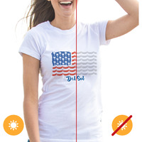 Kids Crew Tee - Tropical Americana By Delsol For Kids - 1 Pc T-Shirt (Yxl)