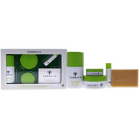 Travel Minis Kit By Cannuka For Women - 5 Pc 0.15Oz Cbd Hydrating Lip Balm, 1.6Oz Cbd Cleansing Body Bar, 0.17Oz Cbd Calming Eye Balm, 1.6Oz Cbd Nourishing Body Cream, 0.44Oz Cbd Skin Balm