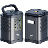 Fremo Portable Power Station X700,662Wh Lifepo4 Battery Solar Generator W/2 Upto 110V/1000W Ac Outlet,Dc 12V Car And Usb Ports(Solar Panel Optional), Solar Generator For Home Use,Outdoor Camping,Rvs