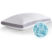 Meoflaw Cooling Pillows Queen Size,Shredded Memory Foam Bed Pillows For Sleeping, Supportive Queen Pillows For Back & Side Sleepers,Adjustable Pillows Queen Size With Washable Removable Cover