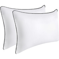 Opposy Bed Pillows For Sleeping 2Pack Medium Firm, King Size Set Of 2, Cooling Pillows Hotel Quality With Premium Soft Down Alternative Fill For Back, Stomach Or Side Sleepers(Pack Of 2)