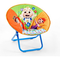 Idea Nuova Cocomelon Saucer Chair, Relaxing, Foldable, Polyester