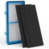 Aller-Gen Remover Aer1 Filter Replacement For Holmes Air Puri-Fiers, 1 True Hepa Filters + 2 Carbon Booster Filters, Hapf300Ap-U4