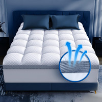 Premium Memory Foam Mattress Topper Queen For Ultra Comfort, 2 Inch Plush Pillow Top Queen Mattress Topper With Breathable Air Mesh Sides, Soft Mattress Pad Cover With Deep Pocket Fits 6-21"" Mattress