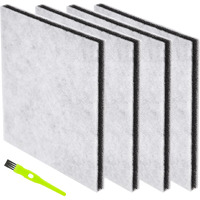 4 Pack Cf-1 Hepa Filters For Kenmore 81002,20-81002,86880,86883,20-86883,2086883, 8175084 Canister Vacuum Cleaners,Cf-1 Foam Filters For Kenmore Sears Progressive & Whispertone, For Panasonic Models