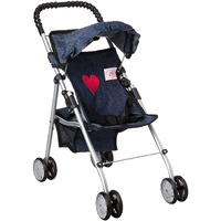 My First Doll Stroller Denim For Baby Doll