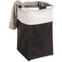 Whitmor Easy Care Laundry Hamper - Espresso