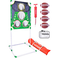Gosports Red Zone Challenge Football Toss Game - Includes Target, 4 Footballs, Scoreboard And Case